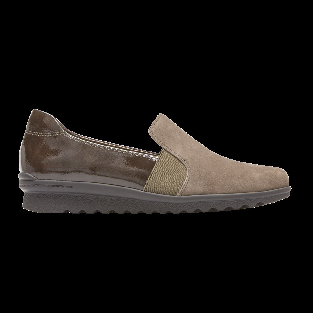 Rockport Slip-On For Womens Olive - truFLEX Chenole - VL8967102